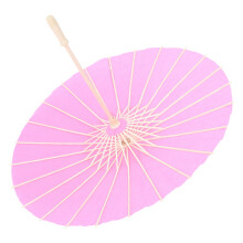 Różowy Parasol Papierowy Do Malowania I Dekoracji DIY