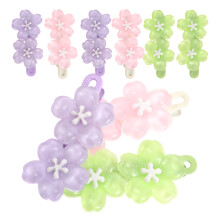 9Szt Ozdobne Z Żywicy Kolorowe Klamry Do Włosów Kobiet