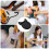 Suporte De Braço Para Guitarra Preto Com Absorção De 5
