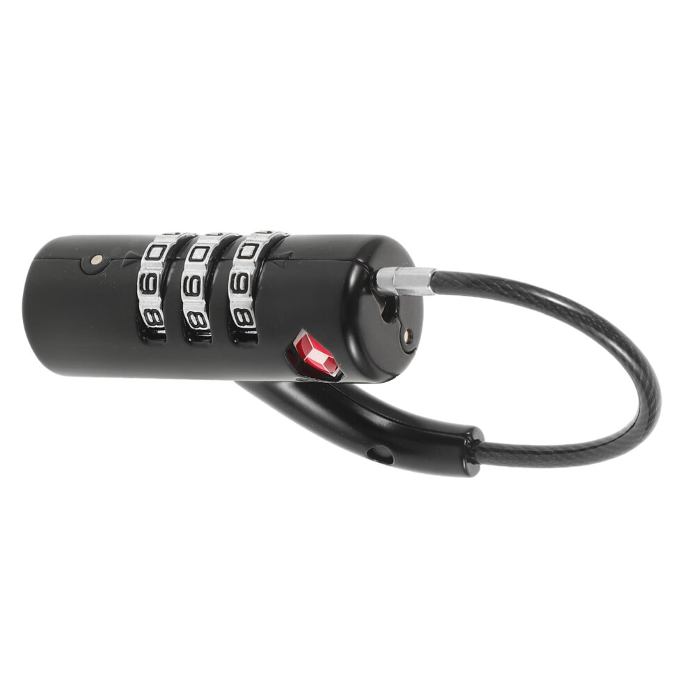 Long Steel Wire Combination Padlock For Gym Lockers And Luggage Portable Password Lock Outdoor Security 9001264177379