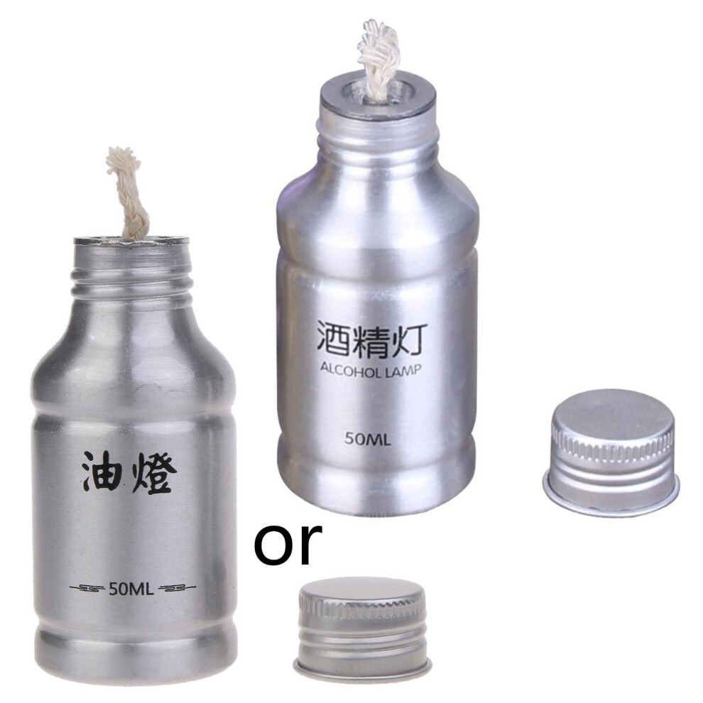 50Ml Aluminum Alloy Lamp Chemistry Lab Equipment Silver Ref: 7481 9105992591350