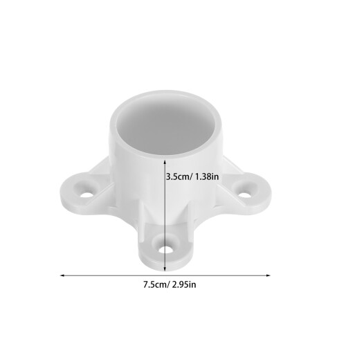 10Pièces Embouts PVC Pour Pieds De Table Support Stable 2