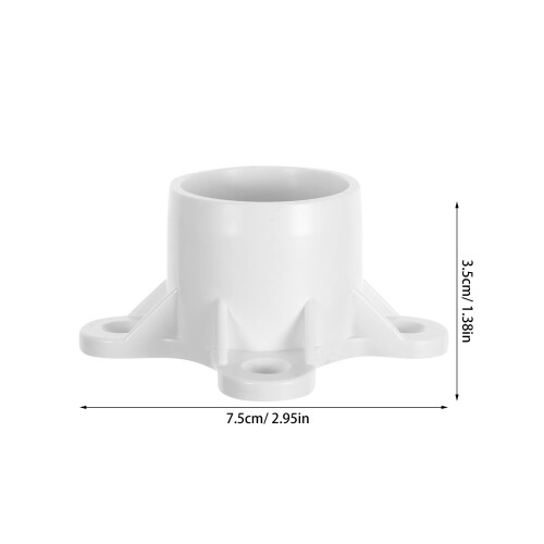 10Pièces Embouts PVC Pour Pieds De Table Support Stable 1