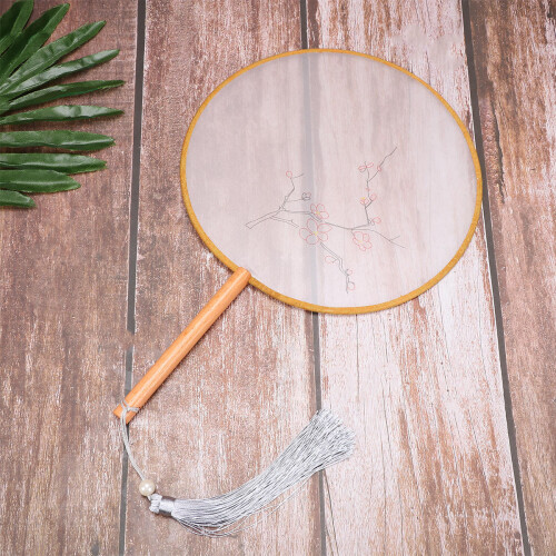 Completo De Leque Seda E Para Decoração 2