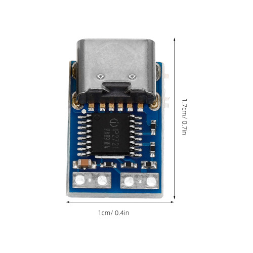 2Szt Power Trigger Board USB-C Do Laptopa Stalowy Ciemnoniebieski 2