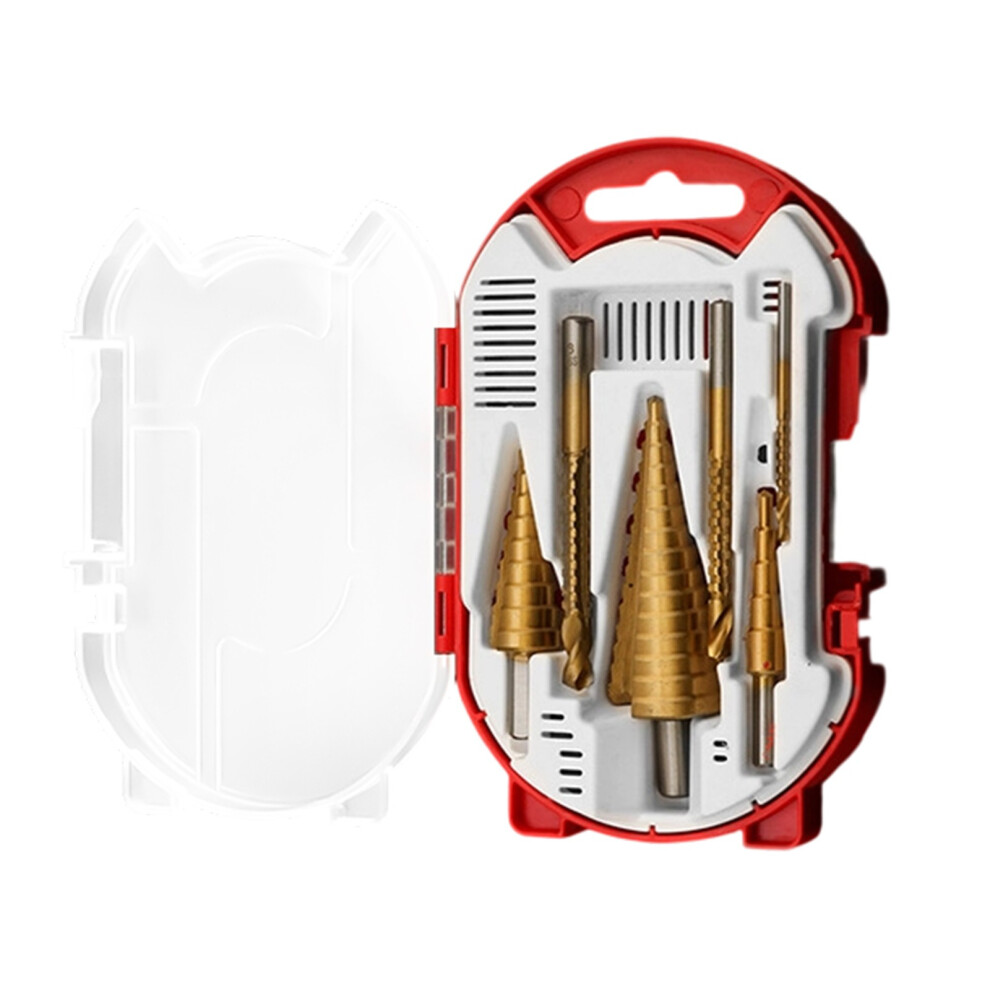 6Pcs High Speed Steel Step Twist Drill Bits High Speed Steel For 7754000940790