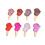 8Pz Fermagli Colorati Clips Resistenti 10