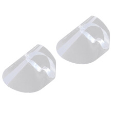 2Szt Biała Przezroczysta Osłona Twarzy Face Guard Trwała