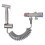 1Conjunto Kit Spray Bidet Inox Para E Uso Pessoal Cor 1