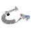 1Conjunto Kit Spray Bidet Inox Para E Uso Pessoal Cor 6