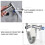 1Conjunto Kit Spray Bidet Inox Para E Uso Pessoal Cor 2