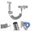 1Conjunto Kit Spray Bidet Inox Para E Uso Pessoal Cor 5