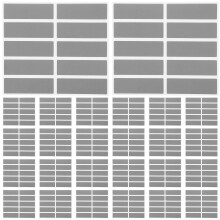 1000Szt Srebrne Naklejki Zdrapki Do DIY Urodzinowe I Nagrody