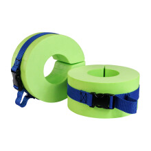 Aquatic Training EVA Safety Swim Arm Bands And Ankle Bands Set Green Ribbon