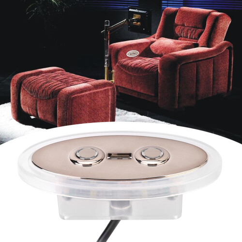 Electric Sofa Controller Universal Single Motor Control, Lift Chair Remote Replacement With ABS Durable Hand Control, USB Charging Function And Easy I 1