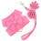 1Conjunto Peitoral Rosa Com Para Cães, Material Respirável 7