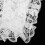 White Lace Detachable Ruffle Collar for Women Men Soft Polyester 8