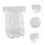 White Lace Detachable Ruffle Collar for Women Men Soft Polyester 9