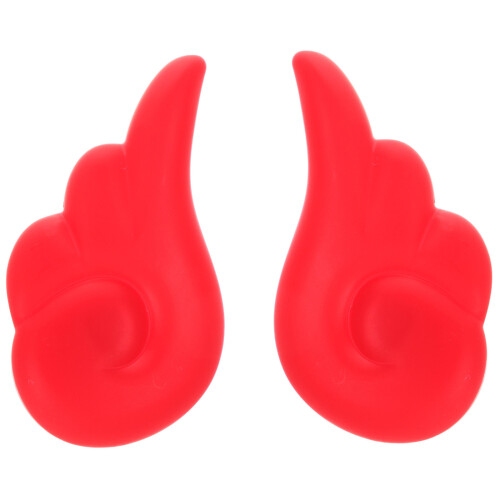 1Par Acessório Capacete Asas Plásticas Para