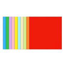 100 Pcs Colorful Paper Double Sided Square Paper for Kids-25cm