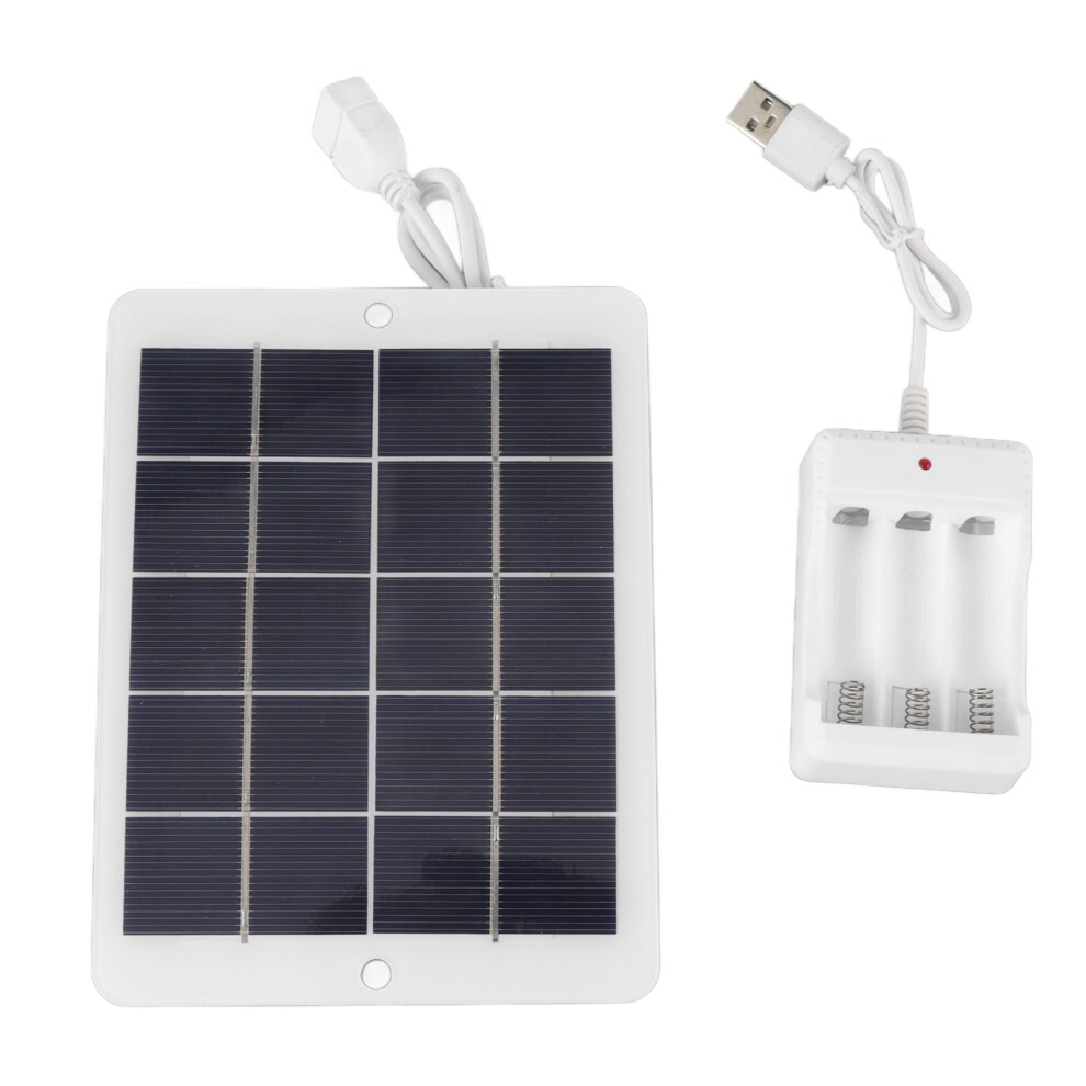 Portable Mini Solar Charger, Durable And Waterproof Polysilicon Solar Panel For Outdoor Use, High Conversion Efficiency 3W Maximum Power 5V Working Vo 9060116397006