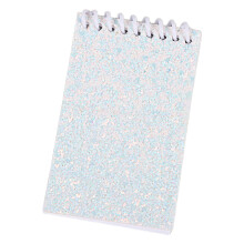 Small Twin Coil Binding Notebook Pocket Notepads-Light blue