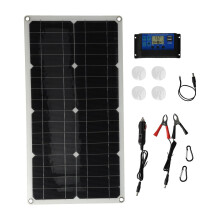 25W12V solcelledrevne vedlikeholdsladere, monokrystallinske høyeffektive solceller, IP65 vanntette solcelleladesett for sykling, klatring, fotturer,
