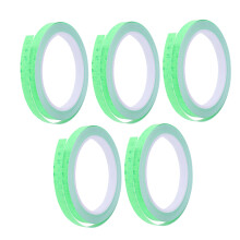 5Pz Riflettente Verde Per Bici Adesivo Sicurezza Resistente