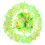 1Conjunto Colar Floral Havaiano Verde Conjunto Para E Festas 3