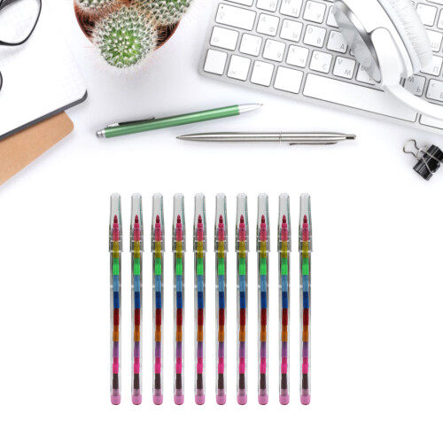10/24Pcs Stacking Crayons, Kids Crayons,-     10 sticks 1
