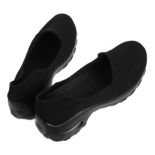 1Par Tênis Preto Leve E Respirável Para Corrida