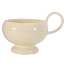Fashion 280ml Ceramic Coffee Mug With Convenient Handle-White