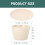 1Set Tazza Piccola in Per Tè Latte Con 3