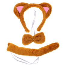 3Szt Opaska Uszy Plusz Plastik Zestaw Kostiumy I Cosplay
