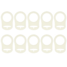 10Pz Clip E Portaciuccio in Silicone Per