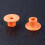 100Pz Ear Tags Arancioni Per , E Resistente 9
