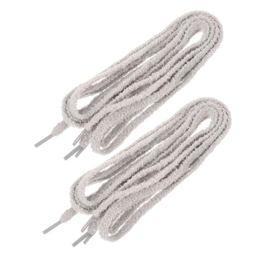 2Pares Cadarços Pelúcia , Macios E Para Tênis E