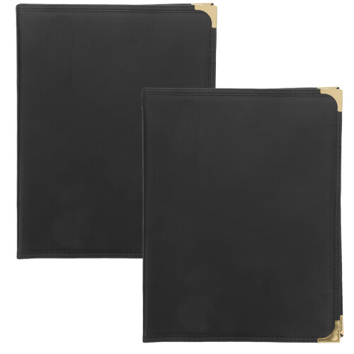 Portamenu Nero Trasparente in PU PVC Per Casa