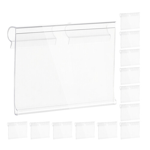 50Pz Etichette PVC Clip-on Per Scaffali E Negozi