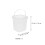 5Pcs Plastic Square Buckets with Handle for Ice Cubes Milk Tea Juice 2