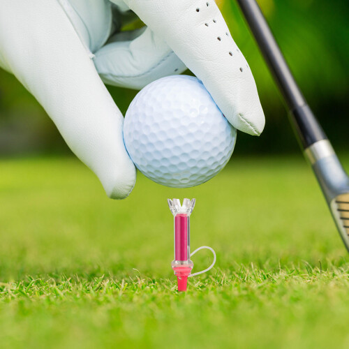 Różowe Golfs Tees Holder Do Piłek 2