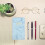 Papierowy Planner Notepad Organizer Do Pisania Niebieski 11