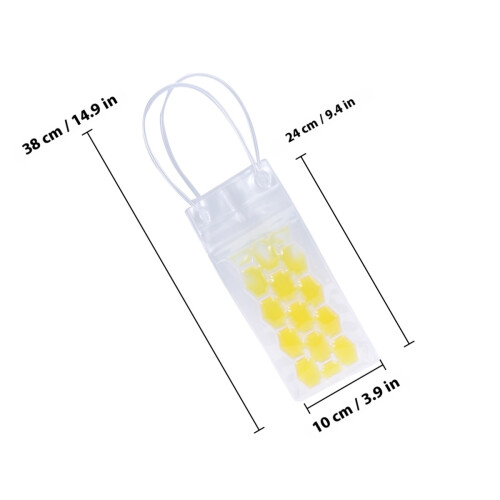 Żółta Torba Do I Chłodzenia Wina, Reusable 2