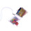 Portamonete Rosa in PVC Con Strap Per Carte Glitter 9