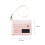Portamonete Rosa in PVC Con Strap Per Carte Glitter 2