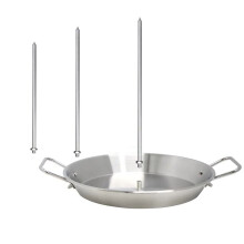 Space Saving Vertical Kebab Skewers Stainless Steel-9in
