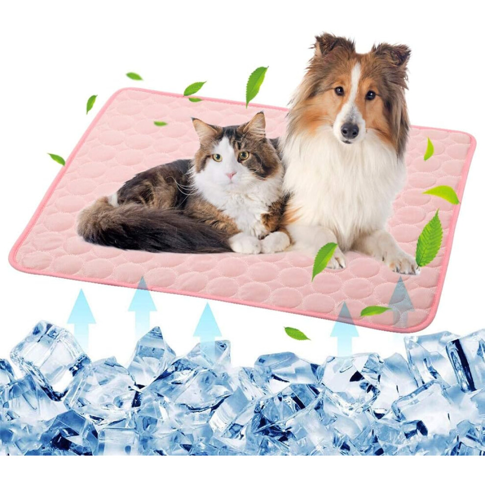 Self-Cooling Pet Pad, Cooling Mat With High-Tech Fiber And Materials Safe, Easy Carry And Breathable, Portable And Ez Clean For Indoor And Outdoor Use 9198585777569