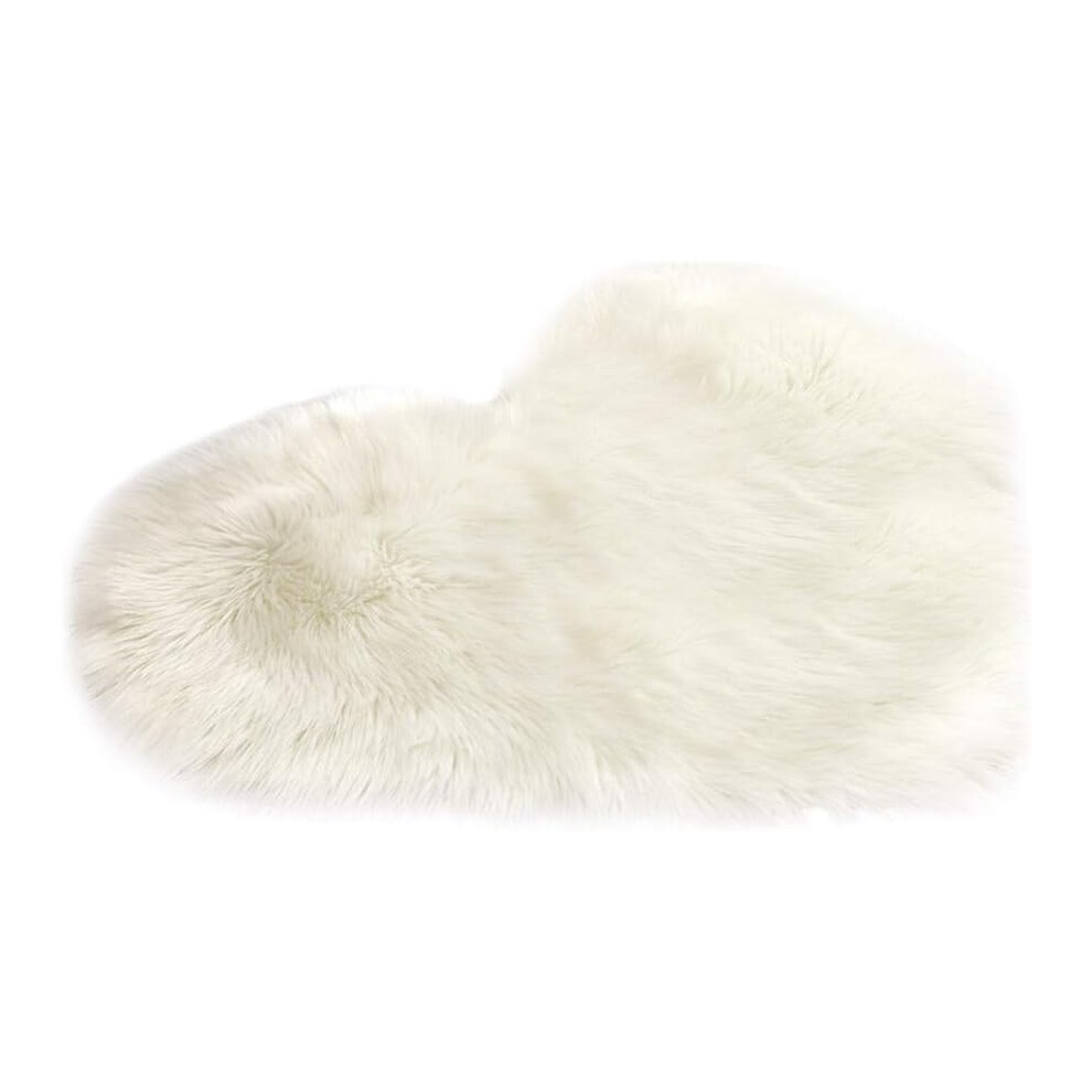 Indoor Rug with Shaggy Hairy Carpet, Easy Care Multi-purpose Use Plush Soft Faux Fur, Non Slip Floor Mat for Children's Rooms, Beautiful Colors,