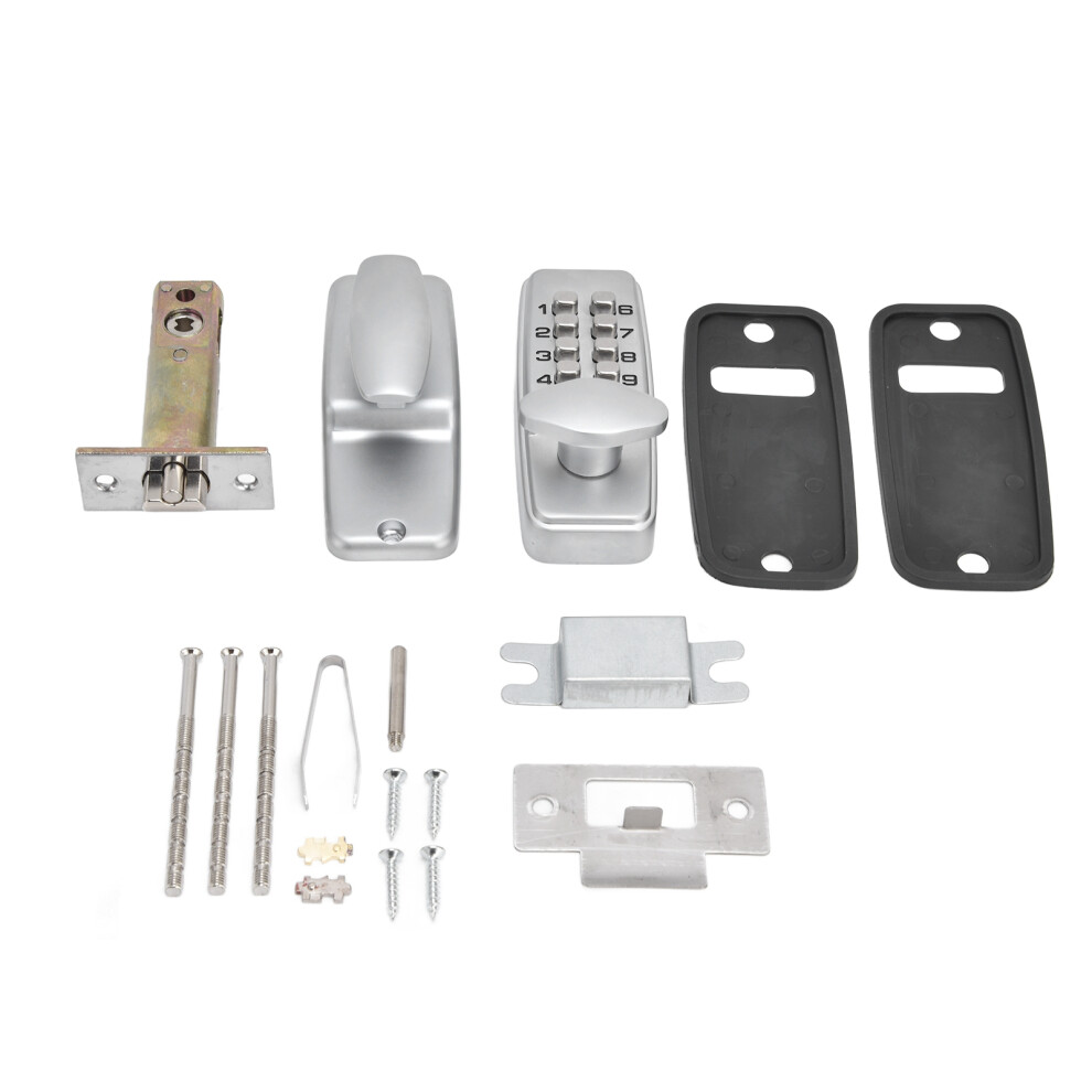 Mechanical Keyless Entry System, Secure Combination Entry Lock For Home Office, Robust Zinc Alloy Password Security Lock, No Battery Required 9060116248612