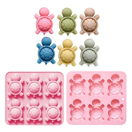 High Temperatures Resistant Silicone Mousse Cake Mold-Pink 2